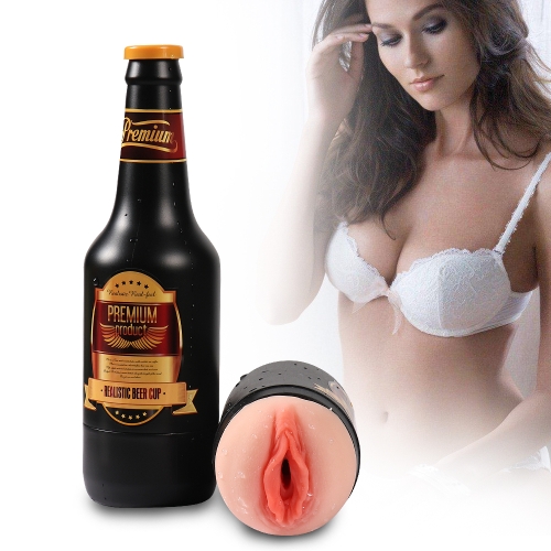 Мастурбатор пляшка пива з вагіною XISE Beer bottle masturbation Cup - 3