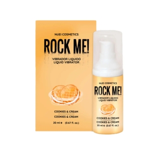 Жидкий вибратор со вкусом печенья со сливками Nuei ROCK ME 20 мл