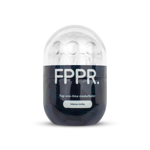 Мастурбатор яйце прозорого кольору FPPR Circle Texture - 1