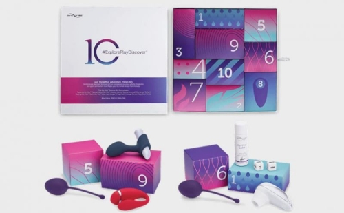 Набір іграшок для пар We-Vibe Discover 10 Sex Toy Gift Box - 5