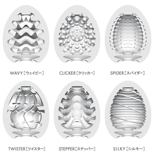 Набор мастурбаторов-яиц Tenga Egg Variety Pack Тенга - 4
