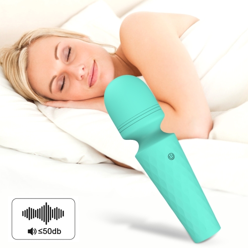 Міні-вібратор мікрофон бірюзовий Every Night Toys Sharon 10 режимів вібрації - 13