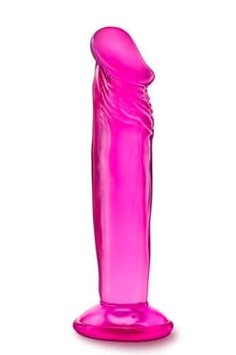 Анальная пробка в виде члена B YOURS SWEET N SMALL 6INCH DILDO PINK розовая - 1