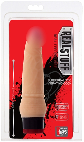 Вібратор реалістик Dream toys RealStuff - 1