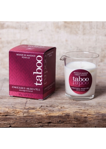 Масажна свічка для чоловіків Ruf Taboo 60 мл - 4