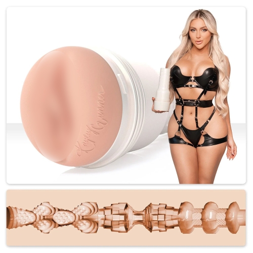 Мастурбатор в колбе Вагина со слепка Kayley Gunner телесного цвета Fleshlight Fully Loaded - 1