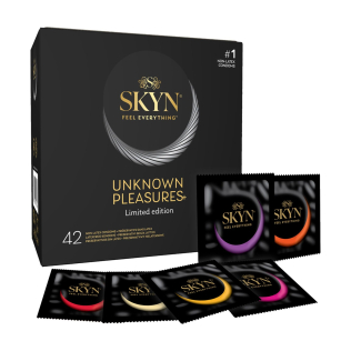 Набір презервативів 5 різних видів із поліізопрену SKYN Unknown Pleasures 42 штуки