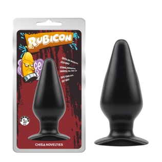 Пробка анальна Конусна чорна Chisa Anal Plug Large