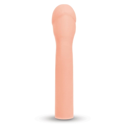 Насадка на член гладка з 3 ерекційними кільцями у наборі бежева Size-Up Penis Extender - 3