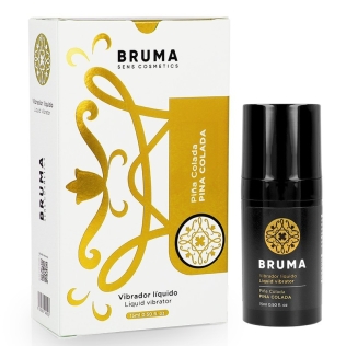 Жидкий вибратор со вкусом Пина колады Bruma Liquid Vibrator Ultra Sliding 15мл