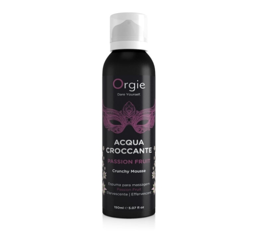 Шипуча зволожуюча пінка для масажу з ароматом маракуї Orgie Acqua Crocante 150 мл - 1