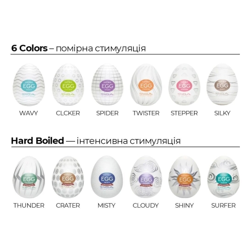 Мастурбатор яйцо Tenga Egg Lovers Тенга - 6
