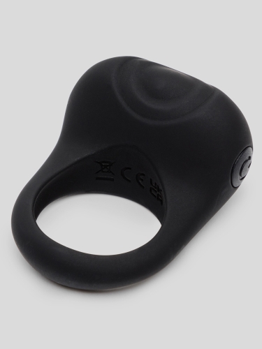 Эрекционное виброкольцо черного цвета Fifty shades of grey Sensation rechargeable vibrating love ring - 2
