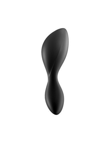Силіконова анальна пробка з вібрацією водонепроникна чорна Satisfyer Trendsetter - 3