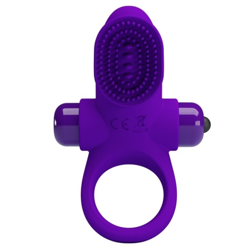 Кільце ерекційне з вібро-стимуляцією клітора Pretty Love Vibrant penis ring II BI-210205-1 - 2