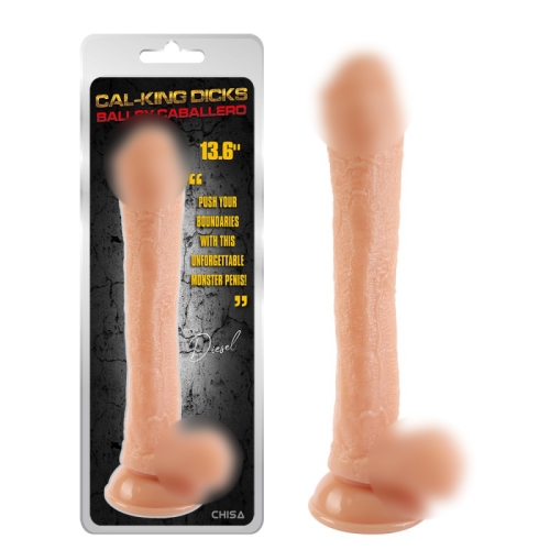 Фаллоимитатор длинный реалистик на присоске Ballsy Caballero Flesh телесный - 1
