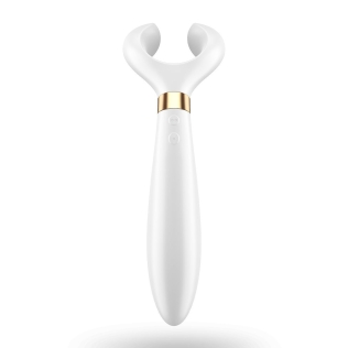 Универсальный вибратор для пары Satisfyer Partner Multifun 3 белый