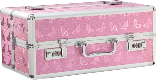Кейс для хранения секс-игрушек BMS Factory Large Lokable Vibrator Case розовый - 2