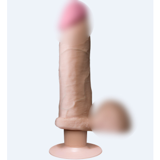 Вібратор реалістичний з присоскою Doc Johnson the Realistic Cock 8 inch