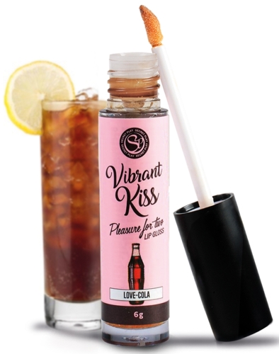 Блиск для губ з ефектом вібрації зі смаком коли Secret Play Vibrant Kiss, 6 грам - 1