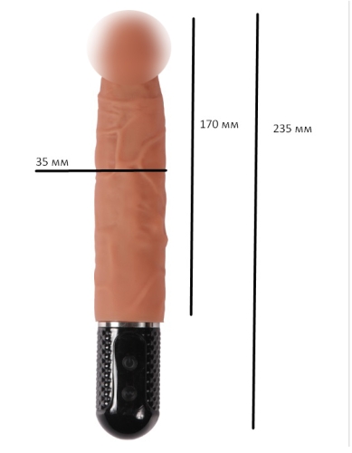 Вібратор реалістичний XISE Dildo Vibrators for Women - 1