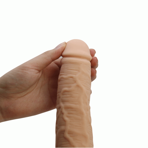 Фалоімітатор на присоску реалістик з мошонкою Baile Beautiful DICK 10.6 - 8