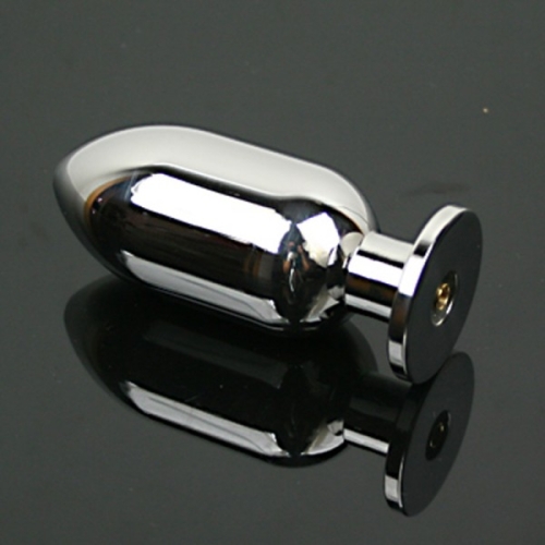 Анальна клізма зі сталі Hollow Butt Plug - 2