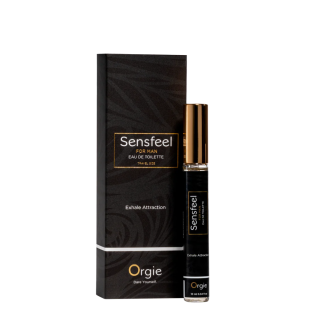Мужская туалетная вода с эффективной феромон технологией Orgie SENSFEEL + афродизиак 10 мл 