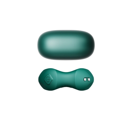 Ерекційне віброкільце на член зеленого кольору Zalo Apis Turquoise - 11