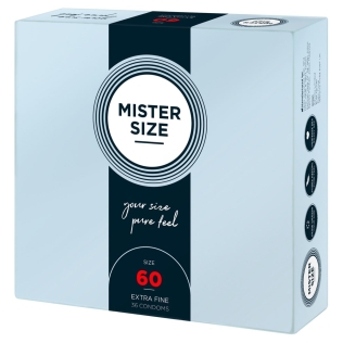 Презервативы Mister Size 60 mm (мм) 36 штук Мистер Сайз