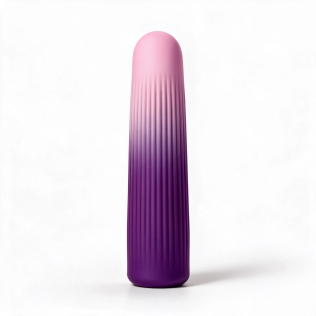 Гибкий мини-вибратор фиолетово-розовый градиент UNIVIBE LUNE Sonic Gradient 10 режимов вибрации