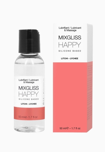Лубрикант на силіконовій основі MixGliss HAPPY-LITCHI (50 мл) - 1