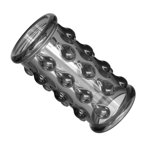 Набір із 6 стимулюючих насадок на пеніс чорного кольору Meleon - Ejaculation Control Rings - 10