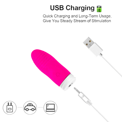 Вагинальное виброяйцо с пультом ДУ розового цвета Sexy desires Remote egg - 4