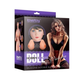 Секс кукла надувная резиновая Lovetoy телесный