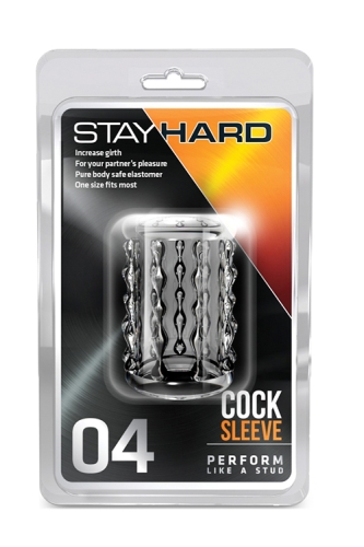 Насадка на член прозорого коліру 04 Blush COCK SLEEVE - 2