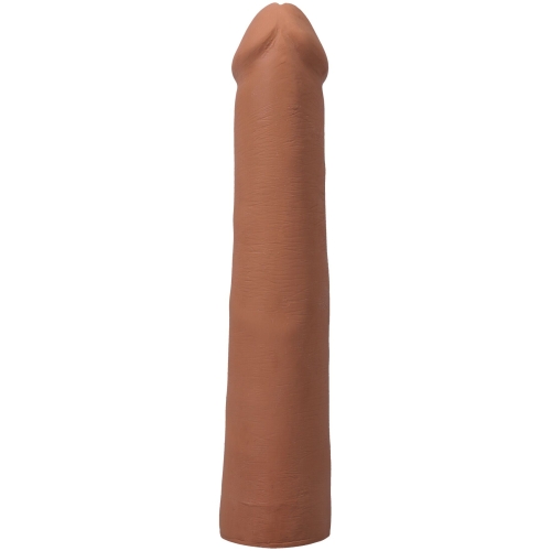 Фалоімітатор реалістичний на присосці бежевий Doc Johnson The Realistic Cock ULTRASKYN - 9 Inch Caramel - 4