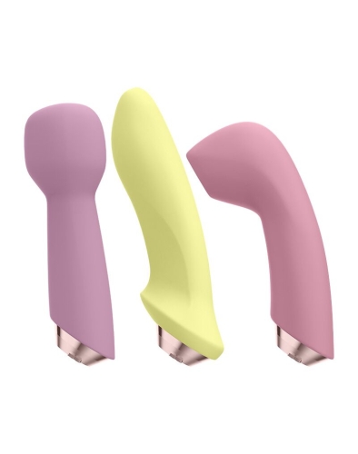 Подарочный набор секс игрушек для женщин 4 предмета разных цветов Satisfyer Marvelous Four - 3