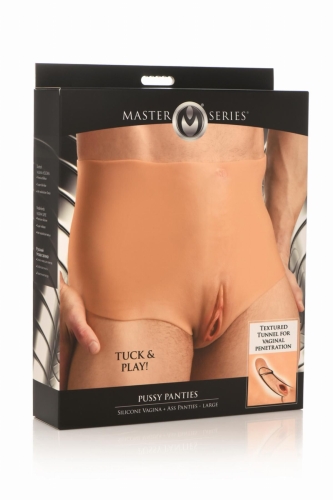 Накладная вагина для мужчин Master Series Silicone Vagina Butt Panties Large - 10