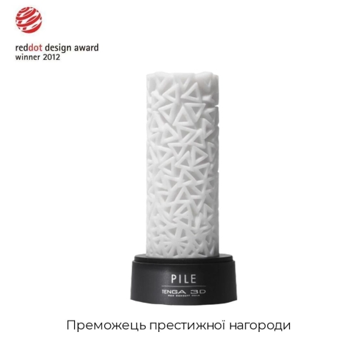 Мастурбатор Tenga 3D Pile эластичный антибактериальный материал Тенга - 3