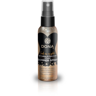 Спрей для тіла з блискітками DONA Shimmer Spray Gold (60 мл)