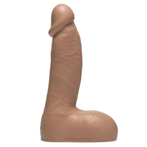 Фаллоимитатор с мошонкой реалистичный порноактера Johnny Sins бежевого цвета Fleshlight Fleshjack - 3