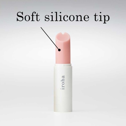 Вібратор-помада Iroha Stick білий - 2