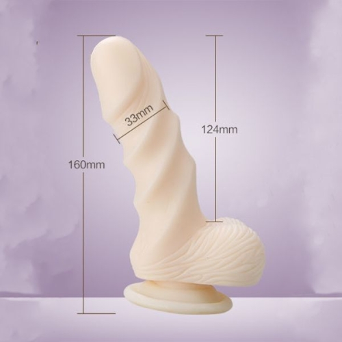 Фалоімітатор Leten Super Muscle Medium (16 см) - 1