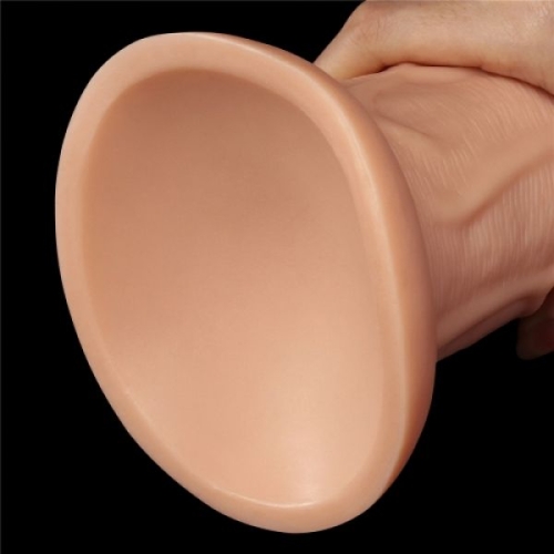 Огромный 24/6 см фаллоимитатор реалистик с присоской Lovetoy Realistic Curved Dildo - 2