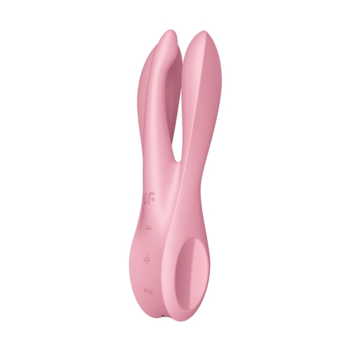 Кліторальний стимулятор рожевого кольору Satisfyer Threesome 1 - 2