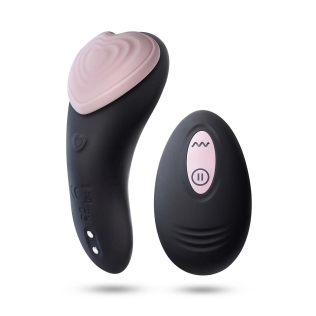 Вібротрусики з пультом керування чорного кольору Blush Temptasia