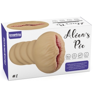 Мастурбатор вагина для мужчин телесного цвета Lovetoy Aliens Pie Masturbator №1