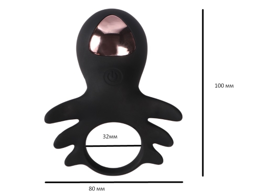 Ерекційне віброкільце Kitty vibrating Cock ring - 1