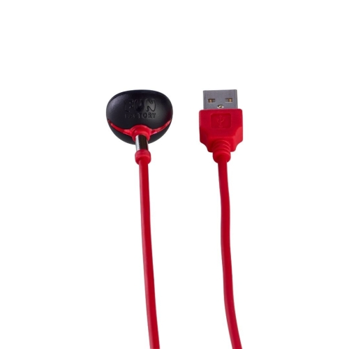 Магнитный кабель с индикатором для зарядки красного цвета Fun Factory Usb magnetic charger - 5